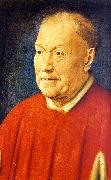 Jan Van Eyck Portrait of Cardinal Niccolo Albergati oil on canvas